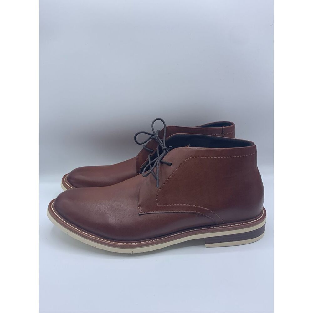 Kenneth Cole Men’s Reaction Klay Flex Chukka In Cognac Size 8.5 - Picture 4 of 12